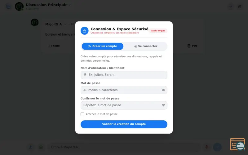 Screenshot of Major2IA
