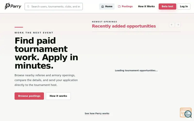 Screenshot of Parry