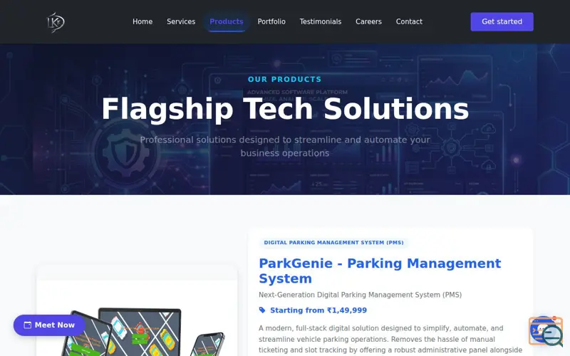 Screenshot of Finvecto
