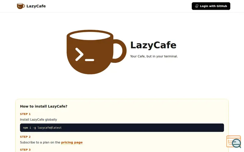 Screenshot of LazyCafe