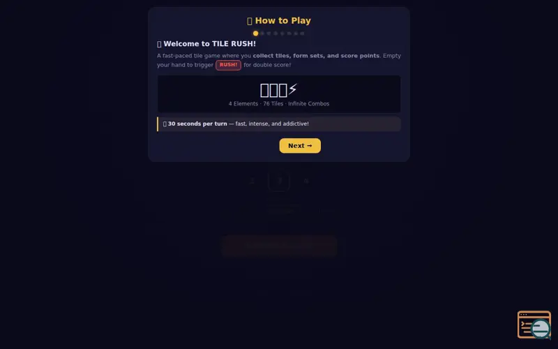 Screenshot of TILE RUSH