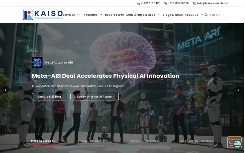 Screenshot of Kaiso Research and Consulting