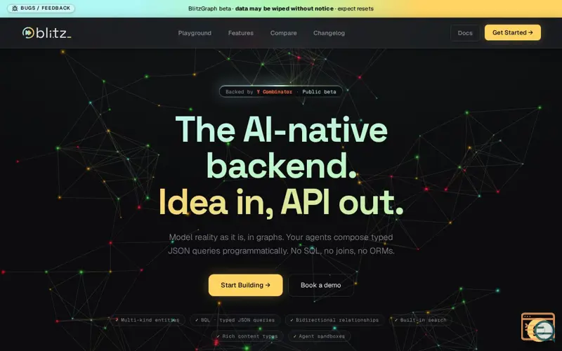 Screenshot of BlitzGraph