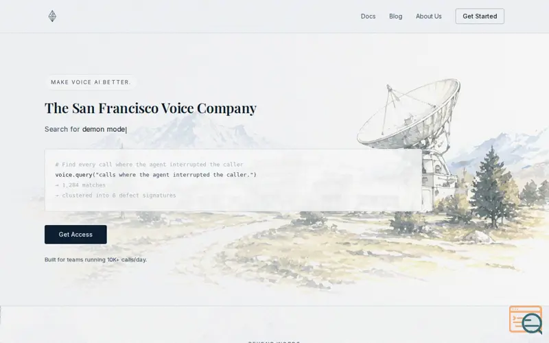 Screenshot of Sf-voice