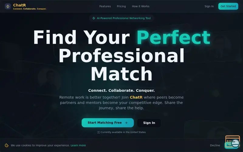 Screenshot of ChatR