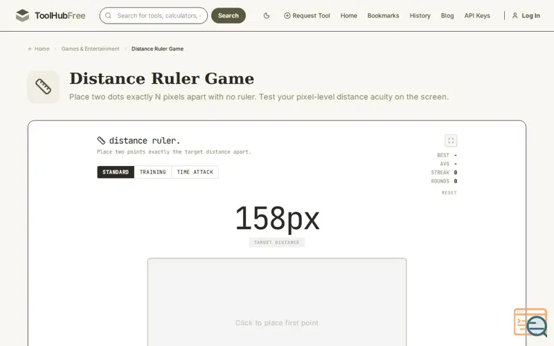 Screenshot of Distance Ruler