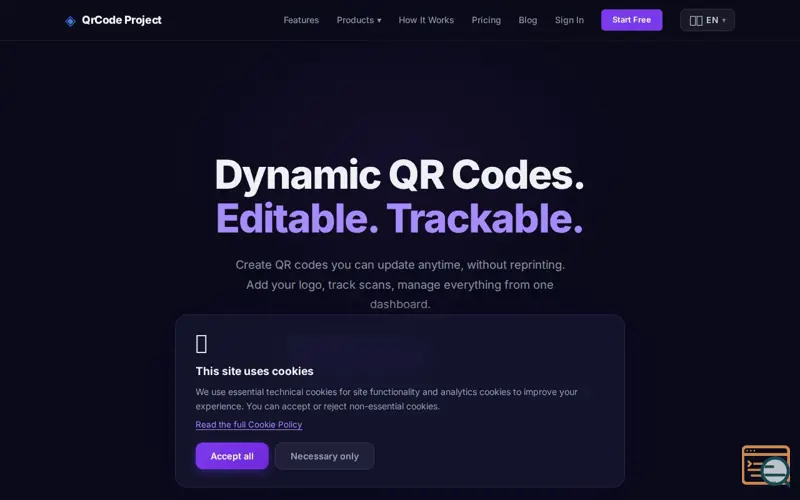 Screenshot of QrCode Project