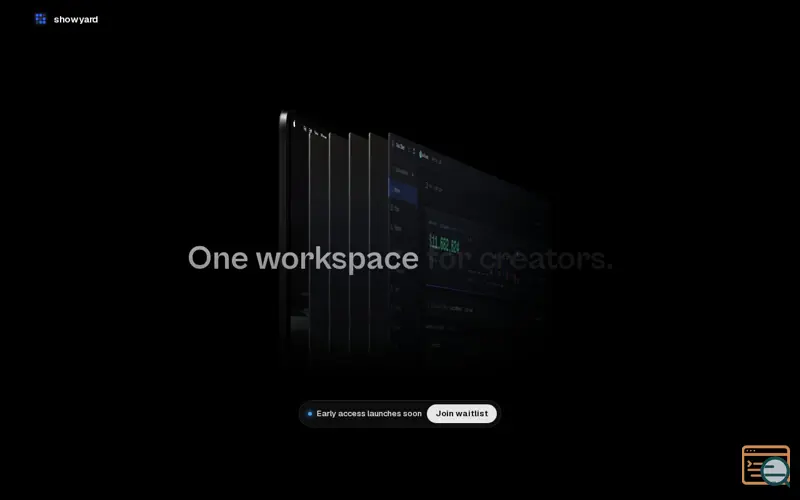 Screenshot of Showyard — One Workspace for YT Creators