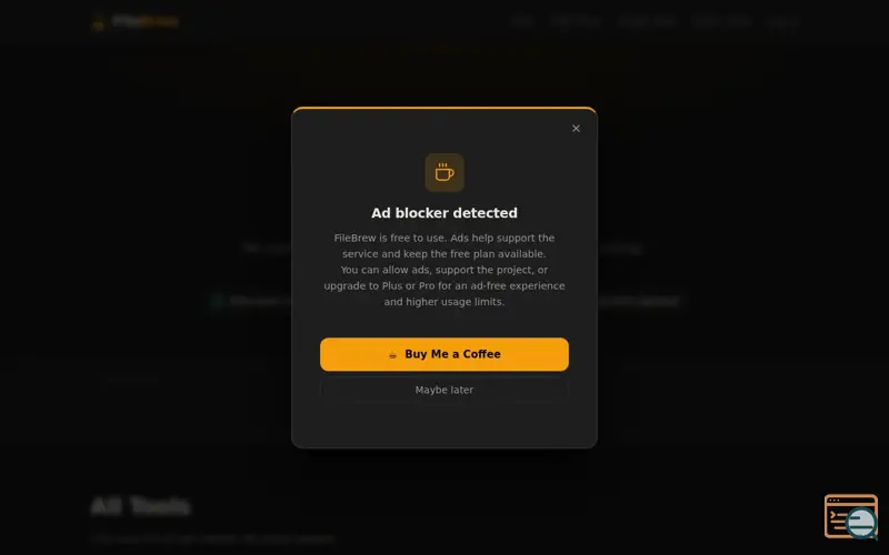 Screenshot of FileBrew