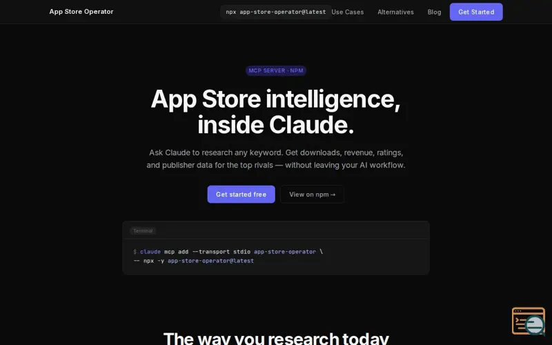 Screenshot of App Store Operator