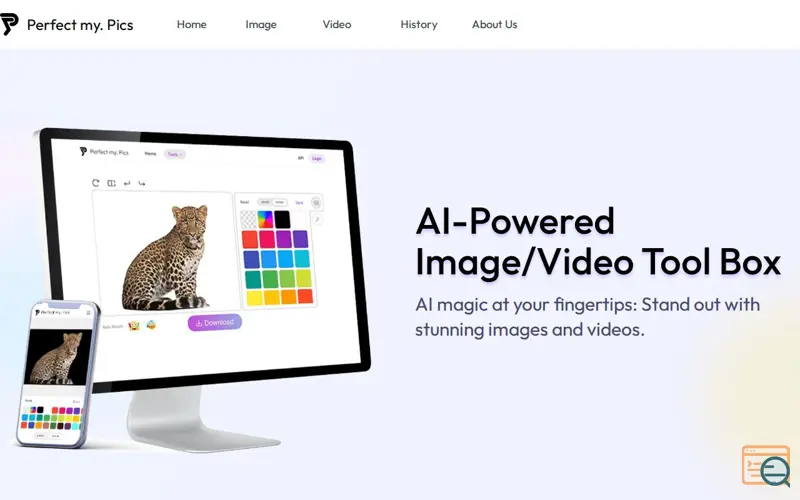 Screenshot of PerfectMyPics