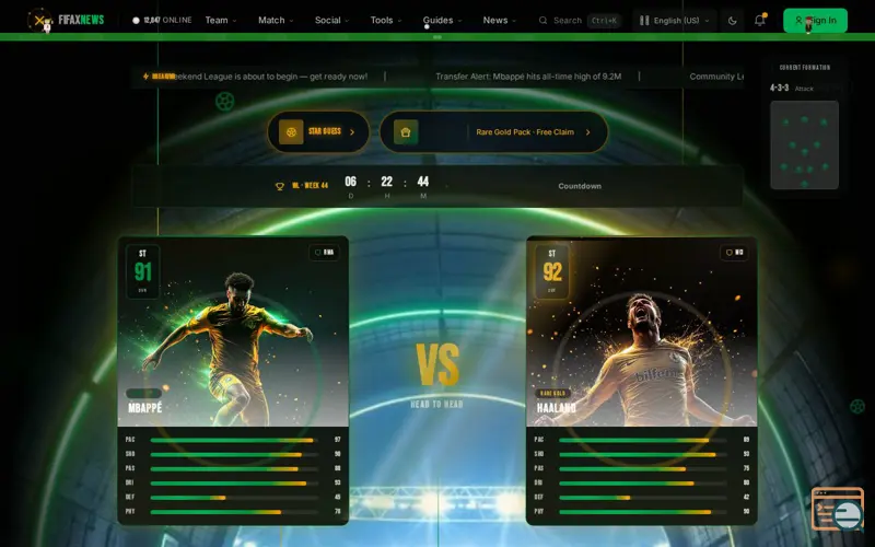 Screenshot of FIFA Heroes & FC 26 Guides | Fifax News