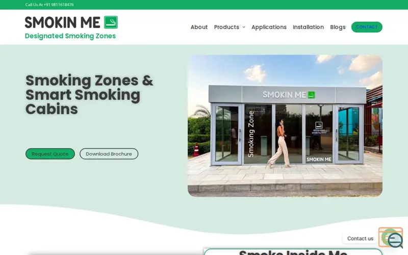 Screenshot of Smoking Zone | SmokinMe