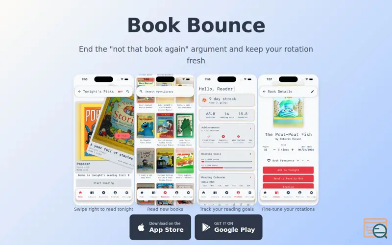 Screenshot of Book Bounce