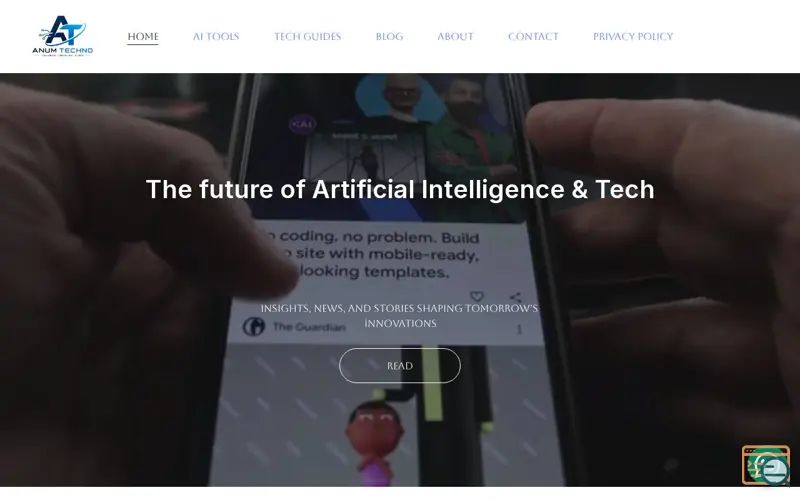 Screenshot of AnumTechno