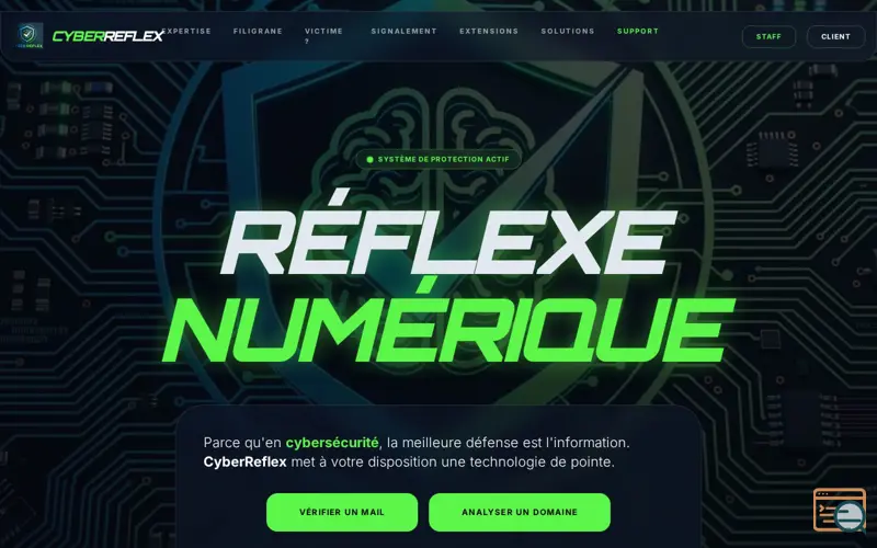 Screenshot of CyberReflex