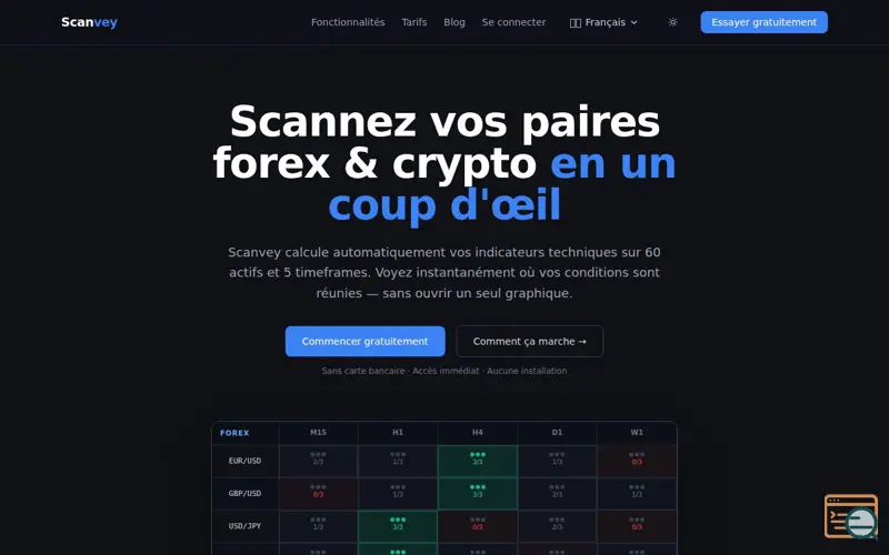 Screenshot of Scanvey