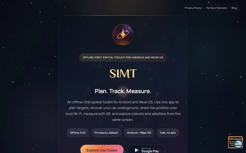 Screenshot of SIMT