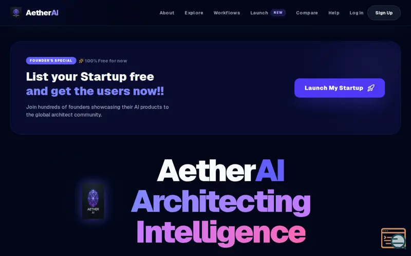 Screenshot of AetherAi