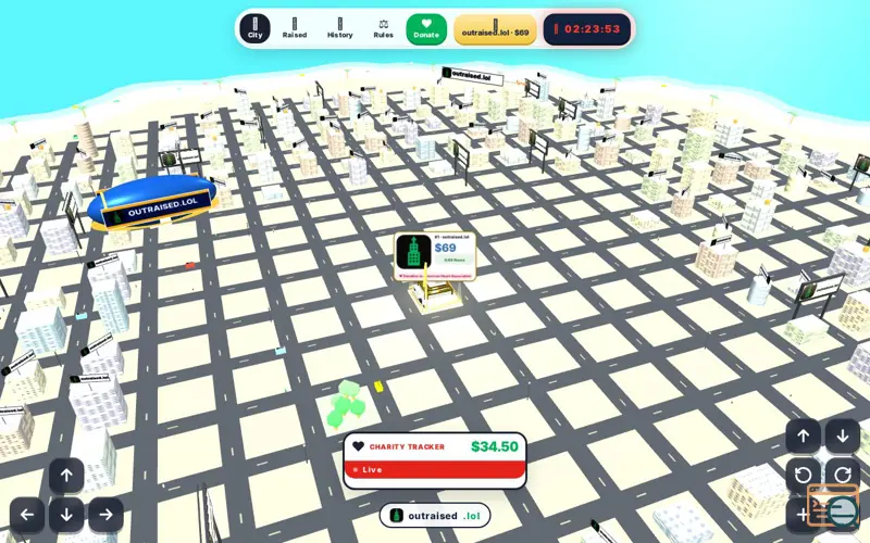 Screenshot of outraised.lol