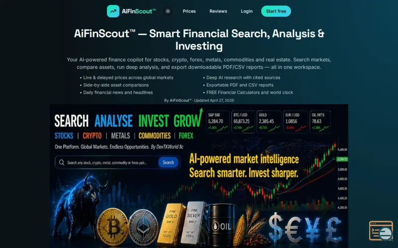 Screenshot of AI Market Intelligence That Pays Off