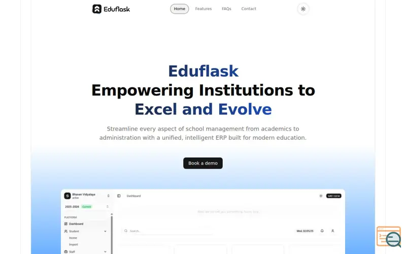 Screenshot of Eduflask