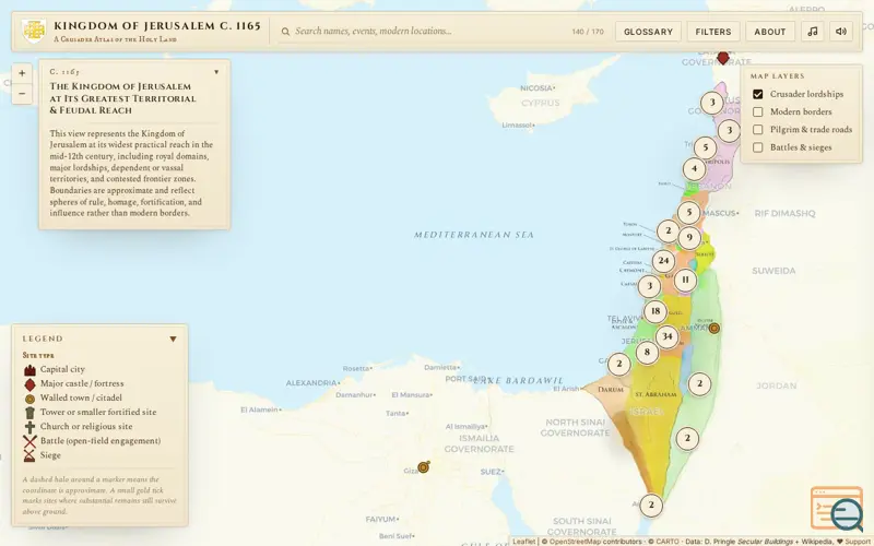 Screenshot of Crusaderatlas