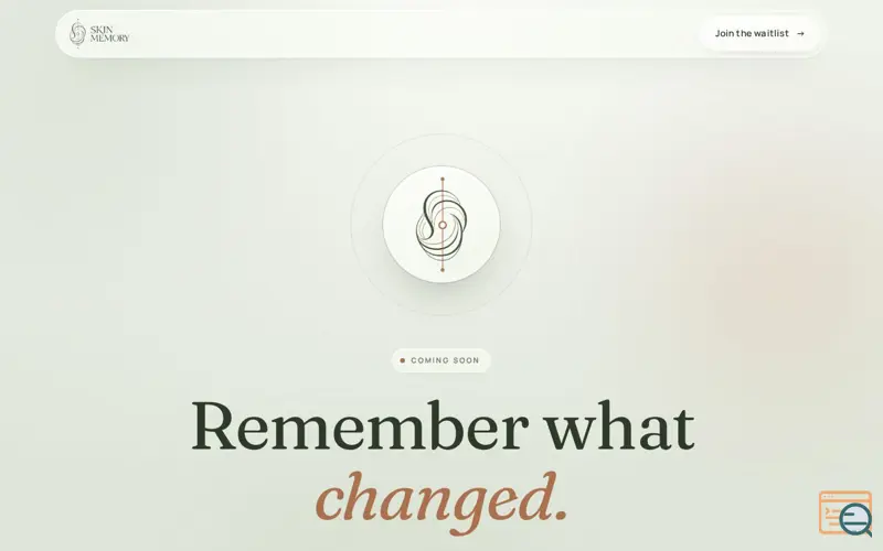 Screenshot of myskinmemory.app