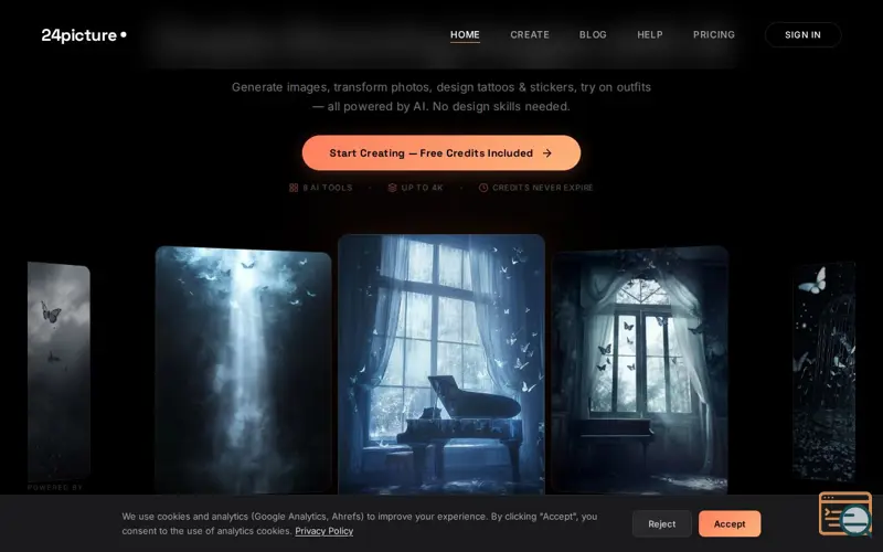 Screenshot of 24picture