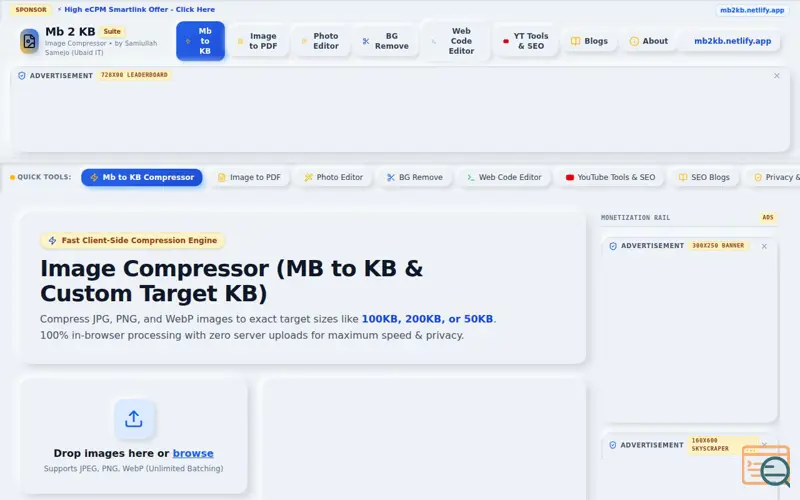 Screenshot of Mb 2 KB