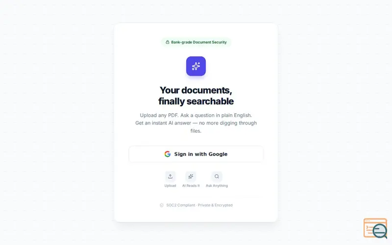 Screenshot of Pimbl – AI Document Vault