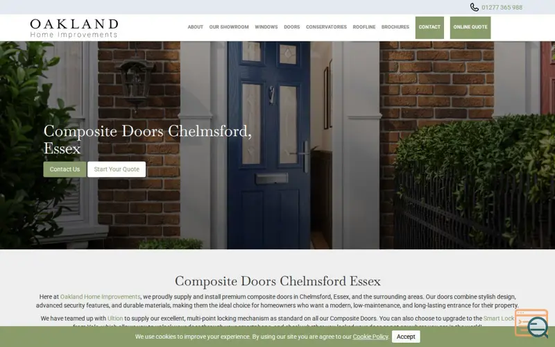 Screenshot of Composite Doors – Chelmsford, Essex
