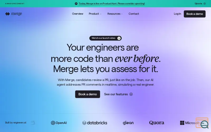 Screenshot of Merge