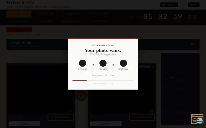 Screenshot of FotoGrafia Studio