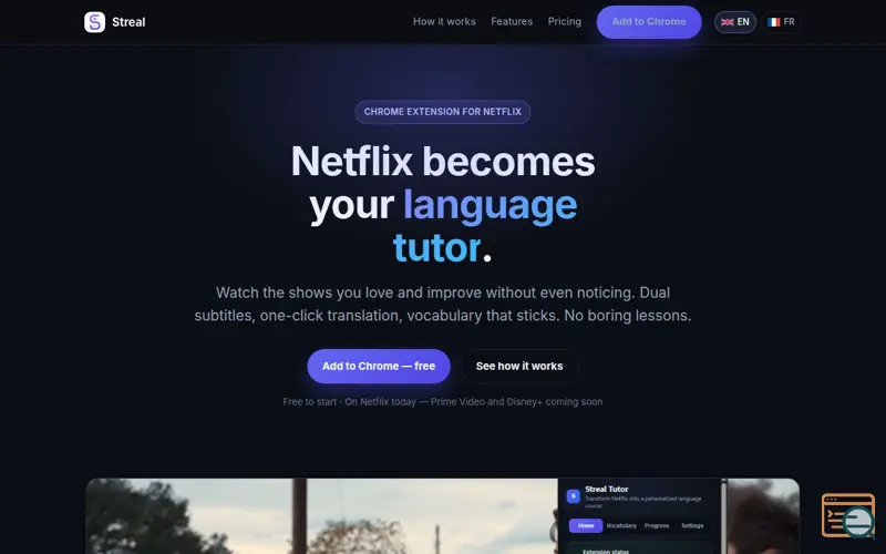 Screenshot of Streal