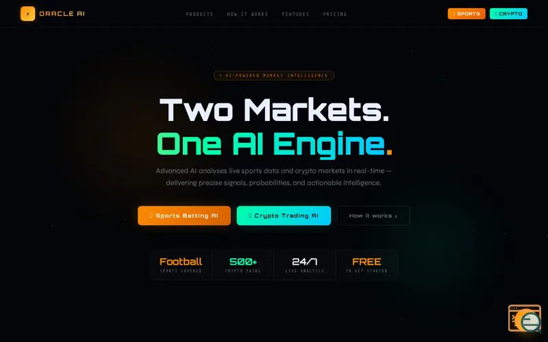 Screenshot of Oracle BetAI