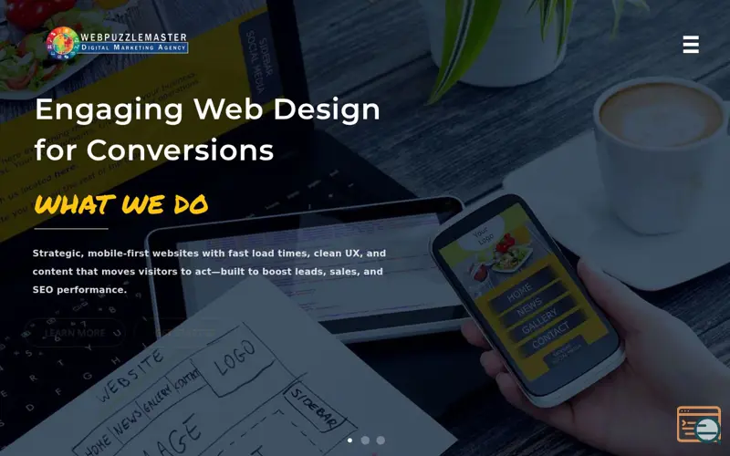 Screenshot of Webpuzzlemaster Digital Marketing Agency