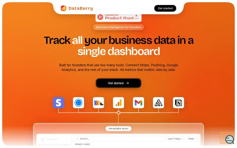 Screenshot of Databerry