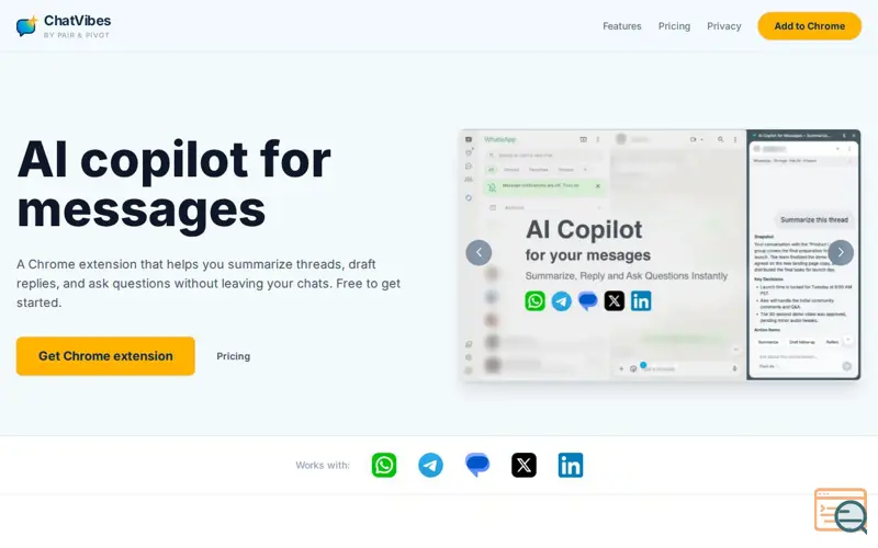 Screenshot of Chatvibes