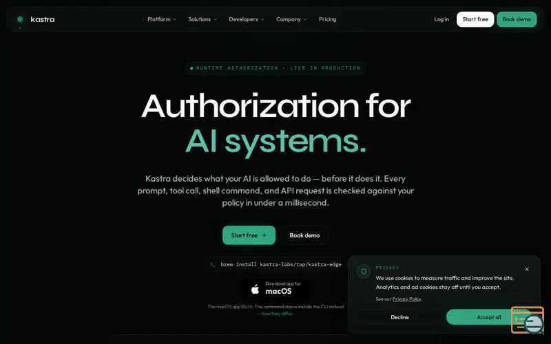 Screenshot of Kastra