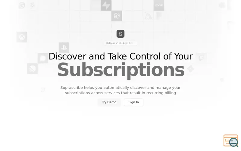 Screenshot of Suprascribe
