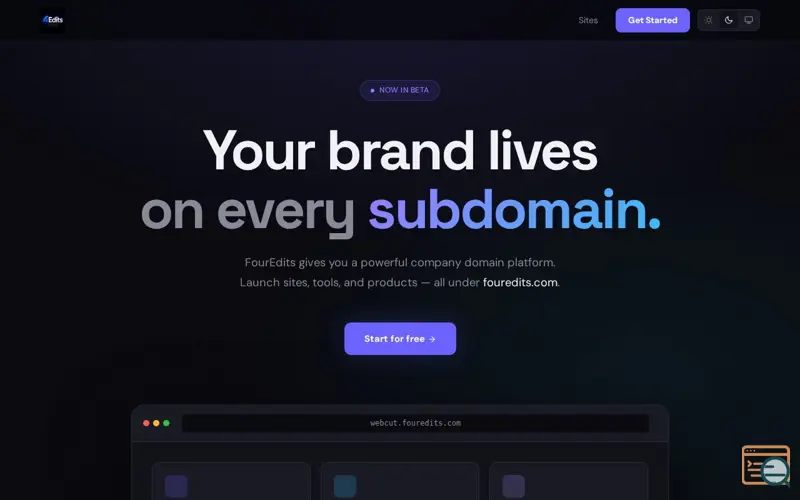 Screenshot of FourEdits