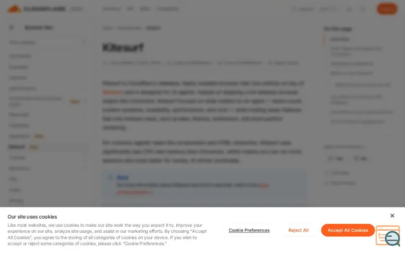 Screenshot of Kitesurf, a launch using Adobe Identity Provider