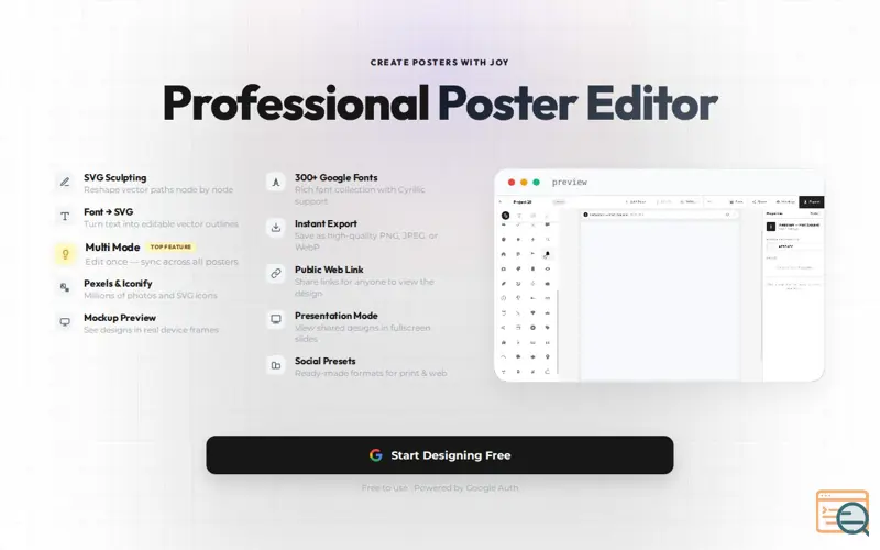 Screenshot of Snaposter