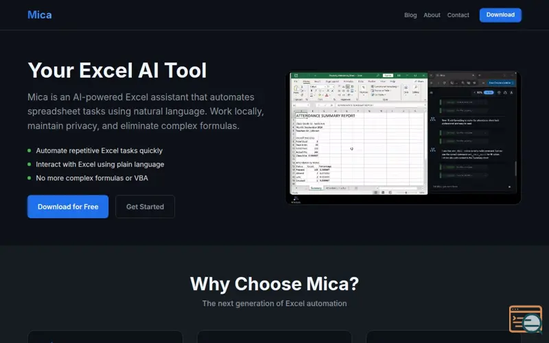 Screenshot of Mica, a launch using ByteDance Edge