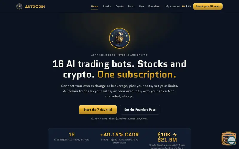Screenshot of AutoCoin
