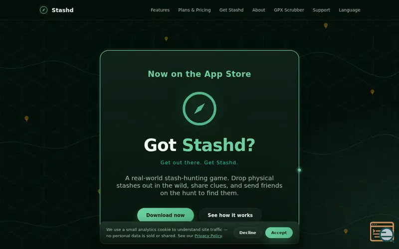 Screenshot of GetStashd