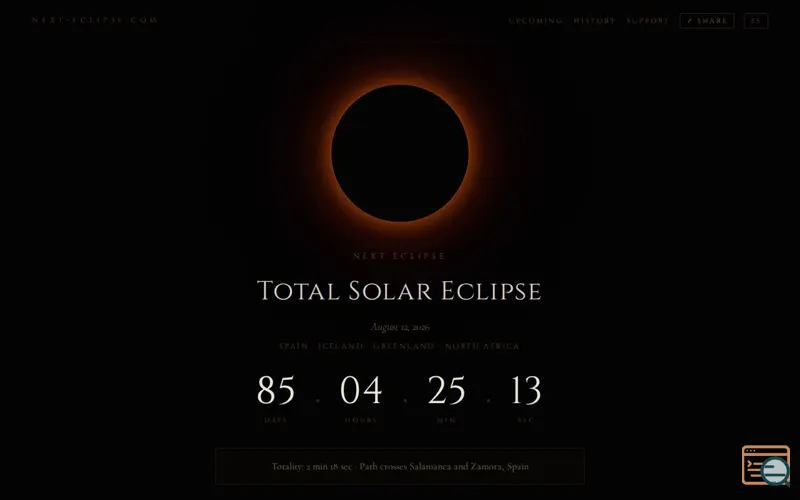 Screenshot of Next Eclipse
