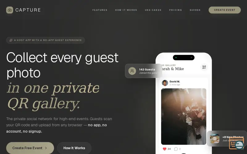 Screenshot of Capture