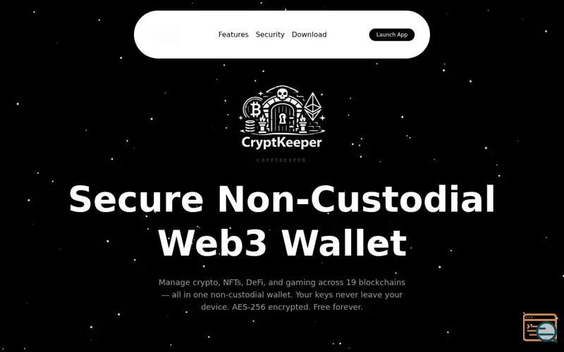 Screenshot of CryptKeeper